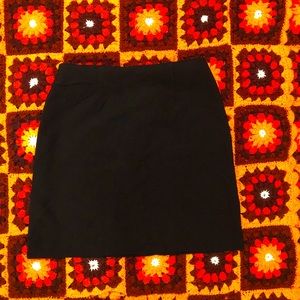 Mini black skirt